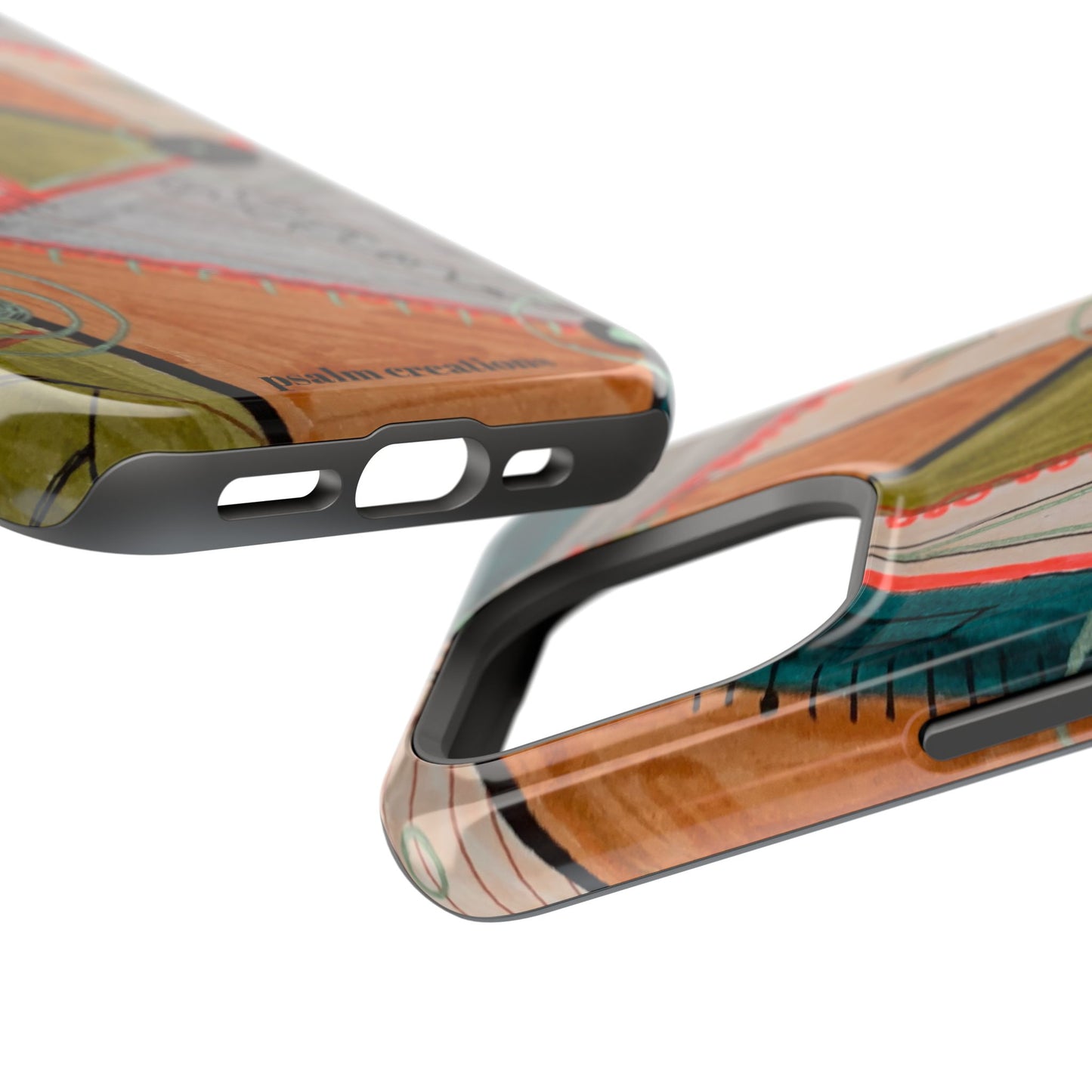Phone Case — Colorful Geometric Abstract Impact-Resistant Design