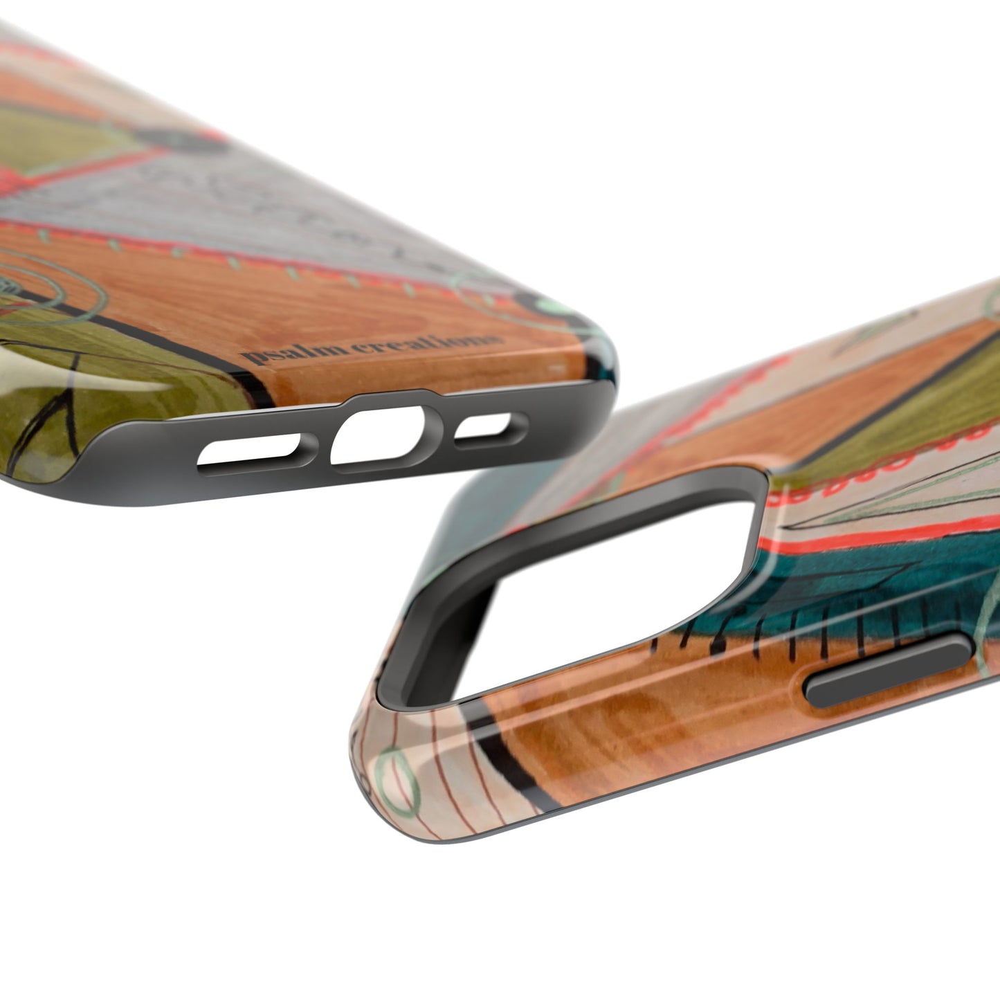 Phone Case — Colorful Geometric Abstract Impact-Resistant Design