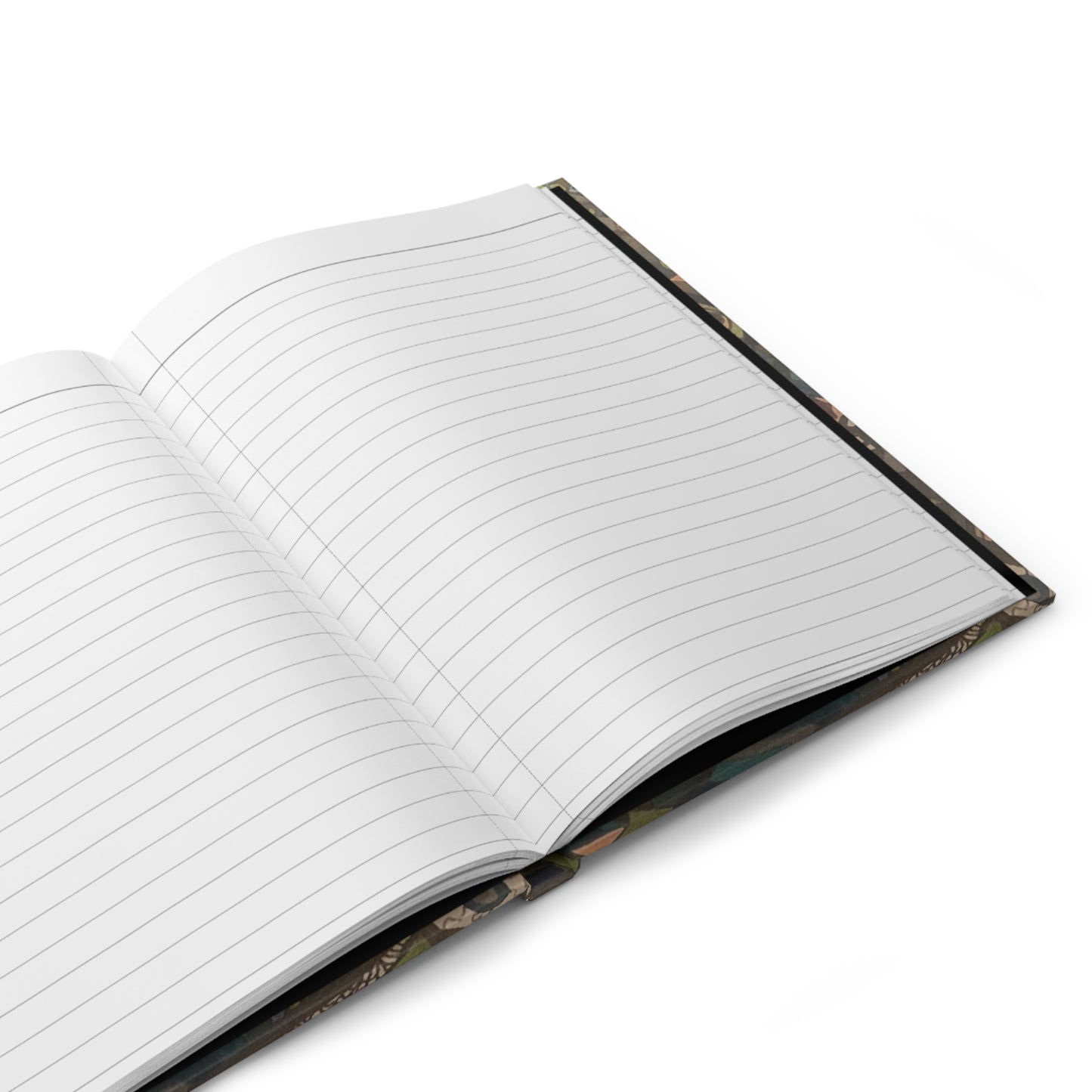 Abstract Geometric Hardcover Journal — Spiral Pattern Matte Notebook for Artists & Writers