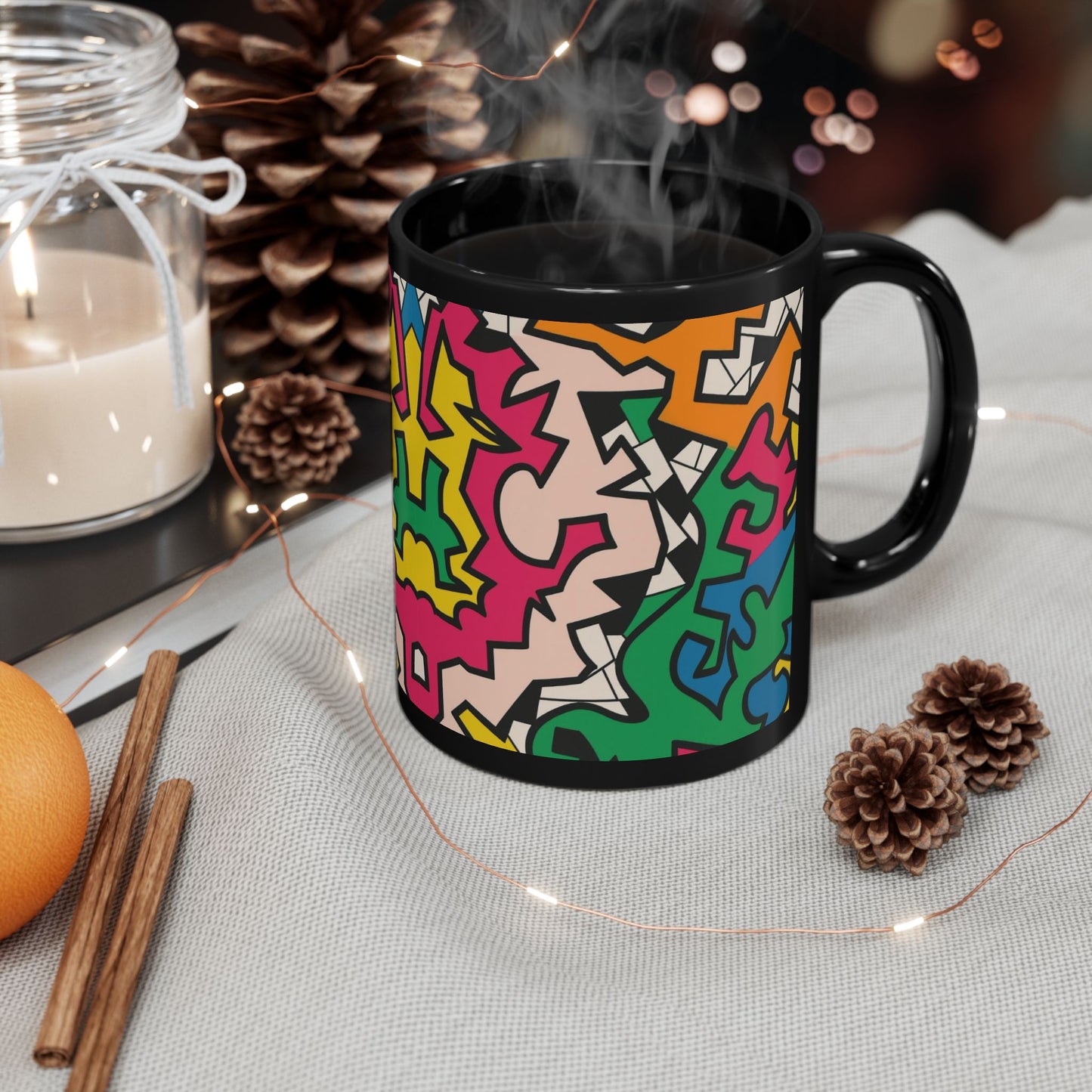 Abstract Bright Coffee Mug (11oz, 15oz)