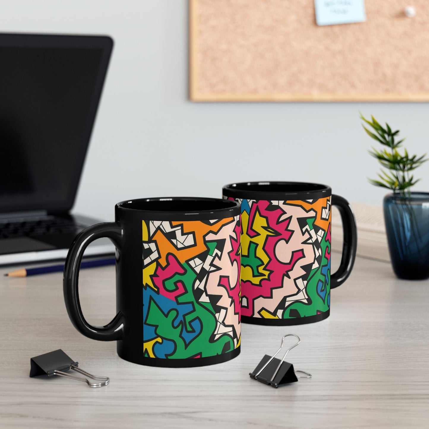 Abstract Bright Coffee Mug (11oz, 15oz)