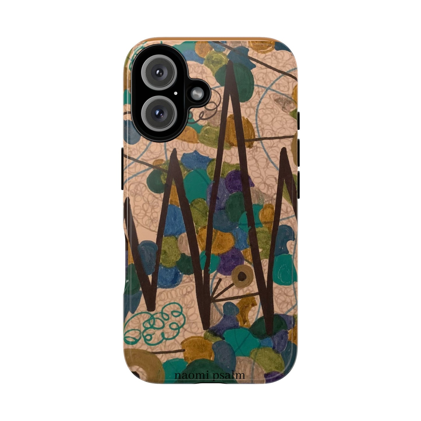 Abstract Shapes Phone Case – Colorful Art Pattern iPhone Cover