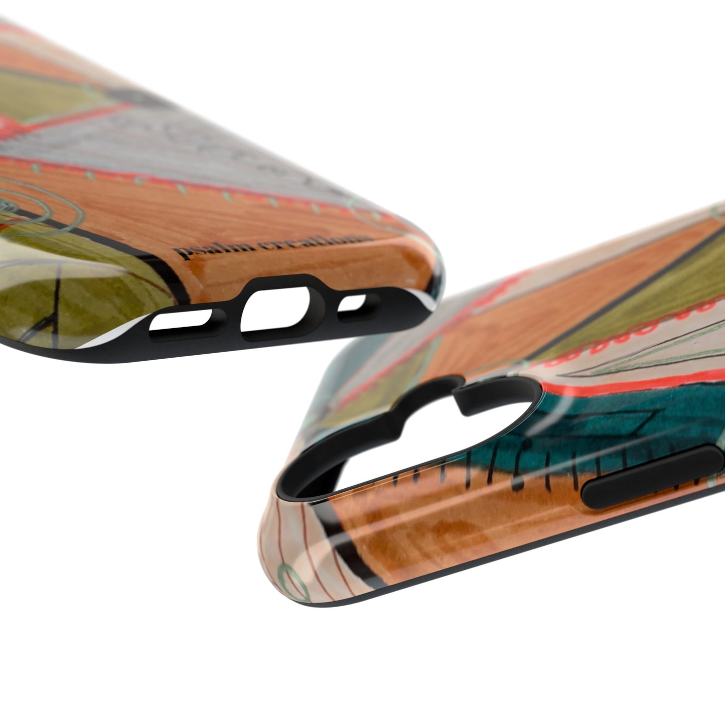 Phone Case — Colorful Geometric Abstract Impact-Resistant Design