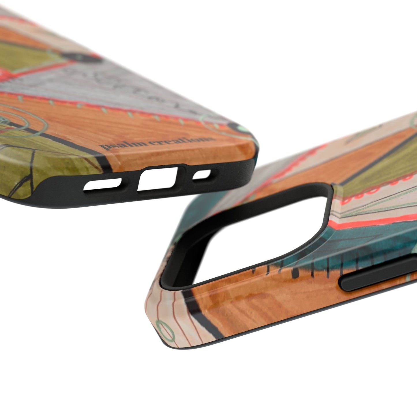 Phone Case — Colorful Geometric Abstract Impact-Resistant Design