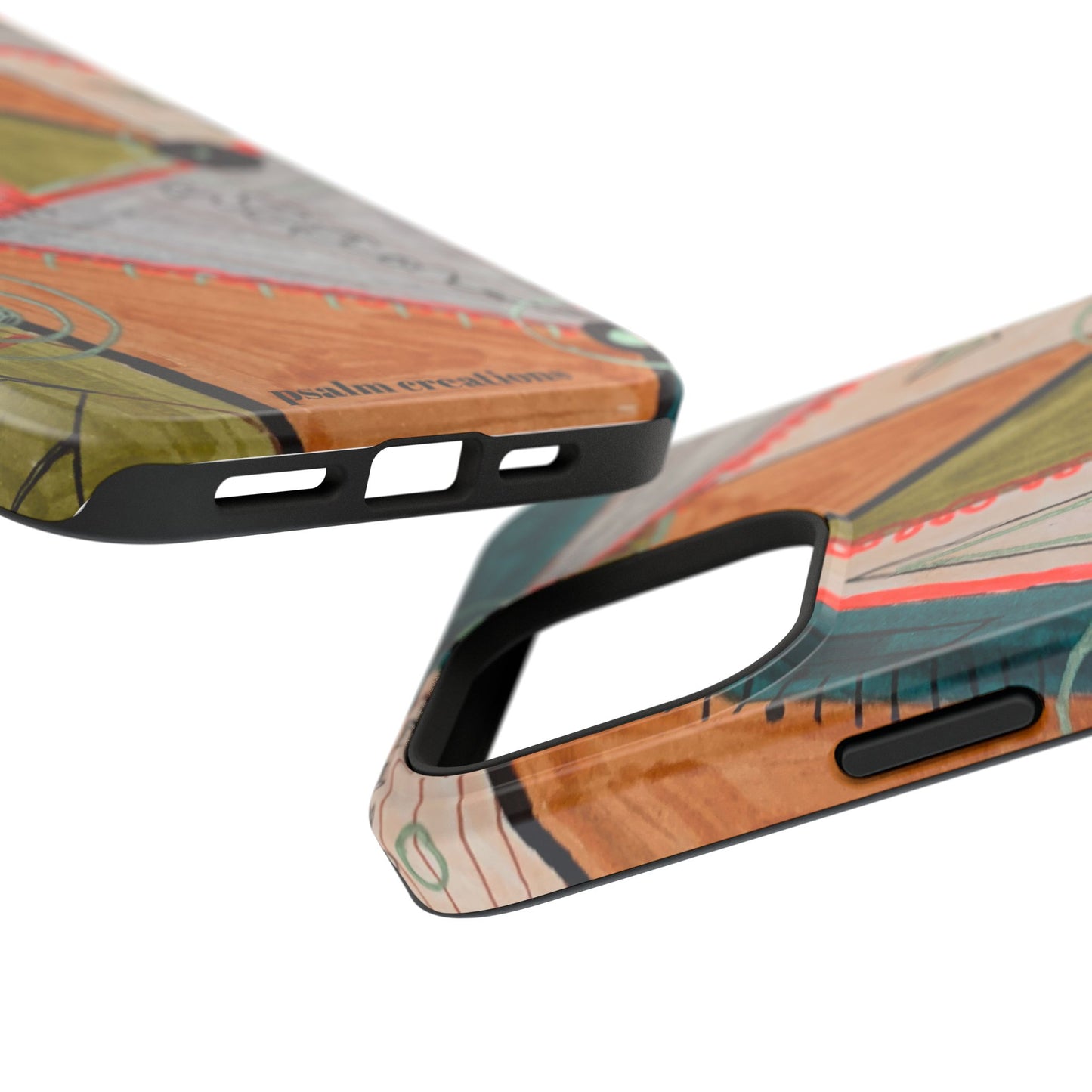 Phone Case — Colorful Geometric Abstract Impact-Resistant Design