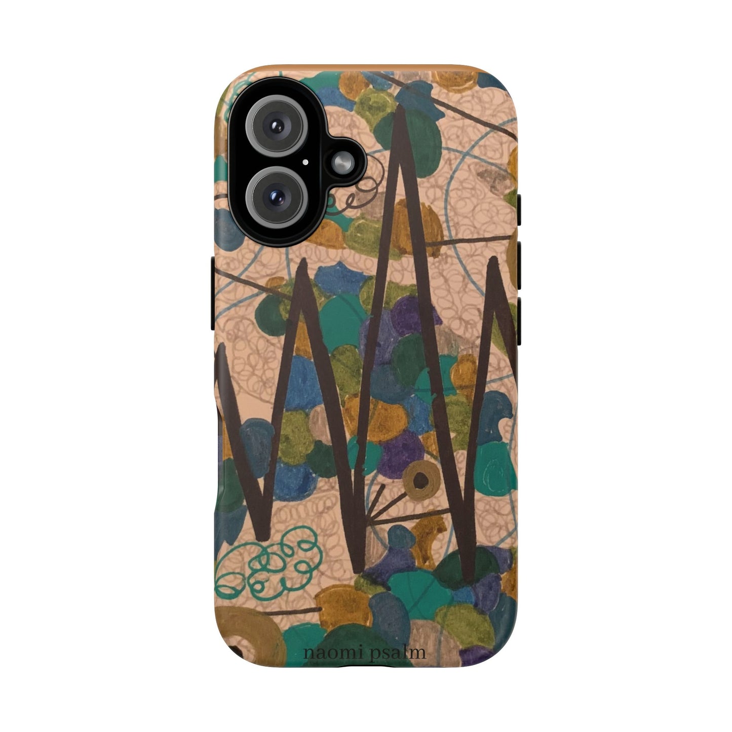 Abstract Shapes Phone Case – Colorful Art Pattern iPhone Cover