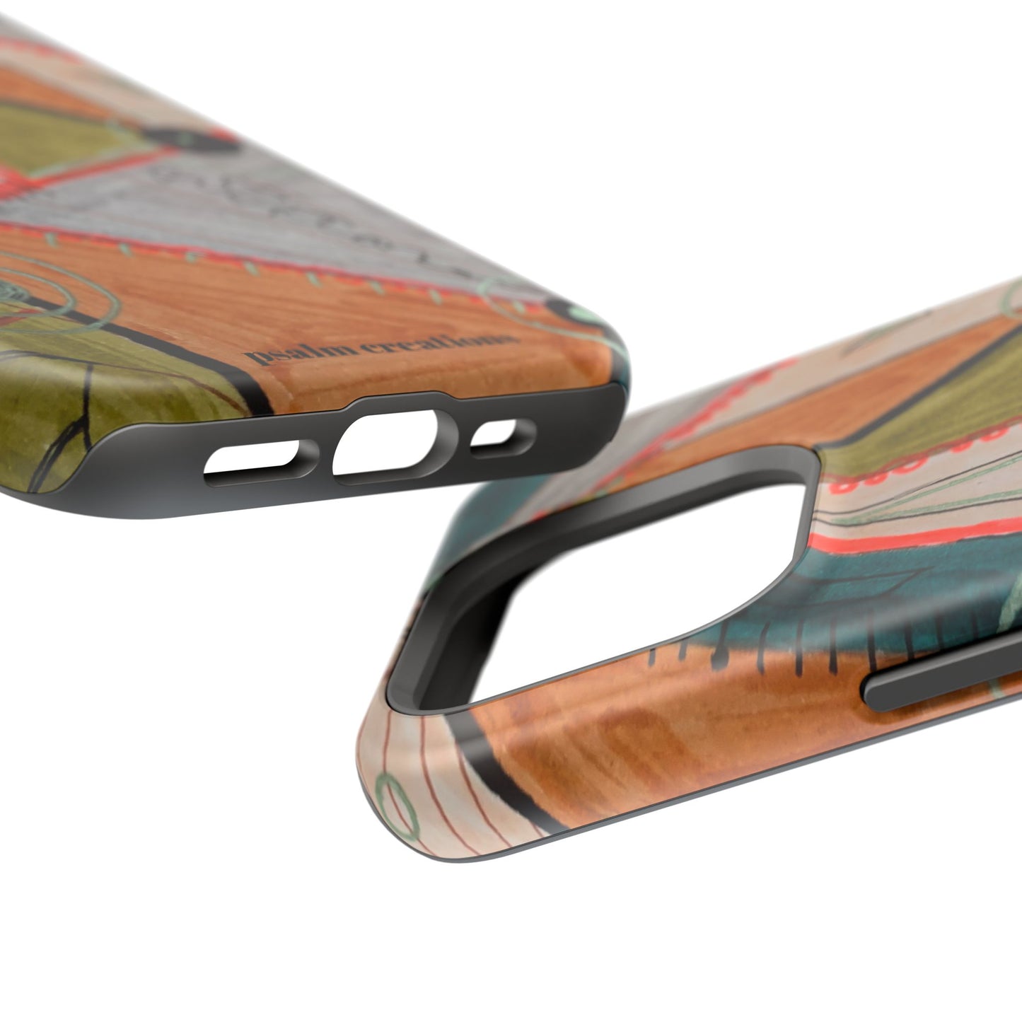 Phone Case — Colorful Geometric Abstract Impact-Resistant Design