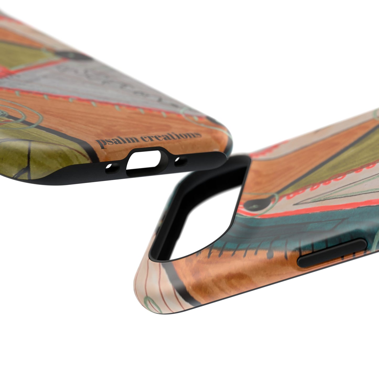 Phone Case — Colorful Geometric Abstract Impact-Resistant Design